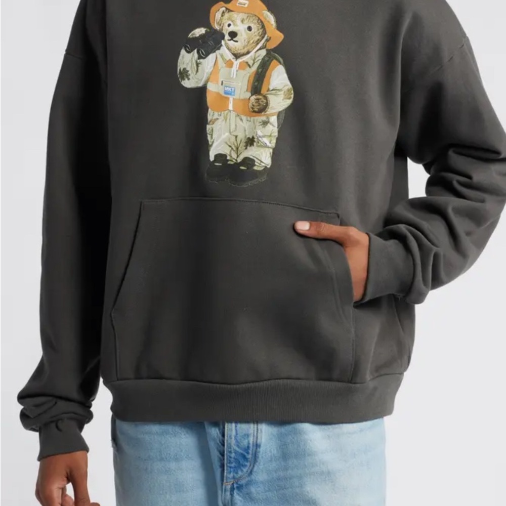 MARKET hunter bear cotton hoodie